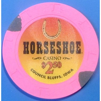 Horseshoe. $2.50 Casino Chip. Council Bluffs, IA. X07.
