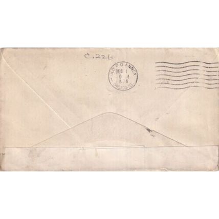 United States 1934 Mill City OR-Champaign ILL Cover typed VGC