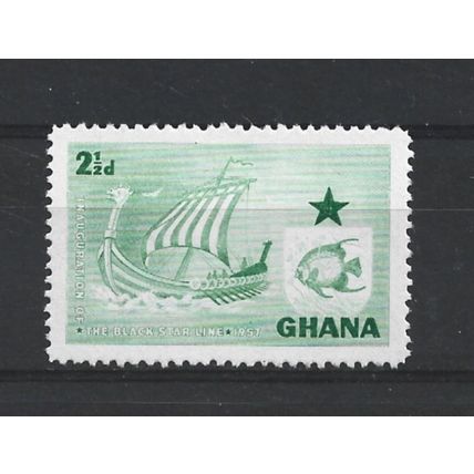 Ghana.SG182 2 1/2d Viking Ship.Mounted Mint.Feb24