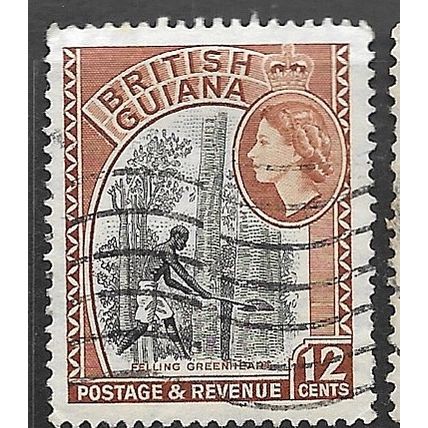 BRITISH GUIANA 1954/1963 SG 338a - fine used (o)