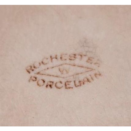 VINTAGE ROCHESTER W 3 ANGELS CHERUBS MUSIC SHEET PORCELAIN 10" PLATE