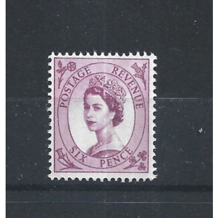 GB.SG579 6d Deep Claret.Mounted Mint.Jul25