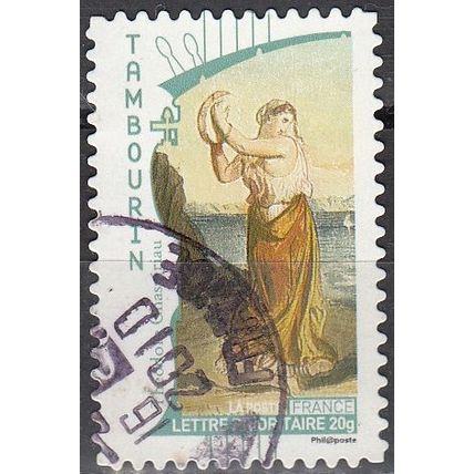 France 2010 Michel 4817 O Cote (2010) 1.10 € Théodore Chassériau Tambourin