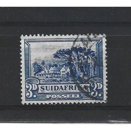 SouthAfrica.SG44c 3d Groot Schuur.Afrikaans Inscription.Fine Used.Aug25a