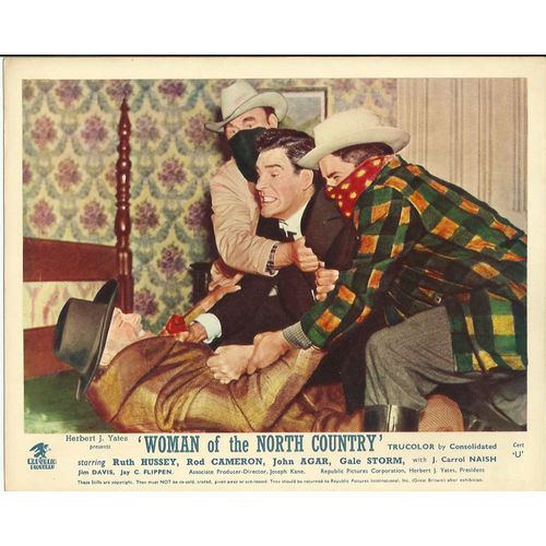 WOMAN OF THE NORTH COUNTRY Ruth Hussey, Rod Cameron 1952 F-O-H Stills Set (8)