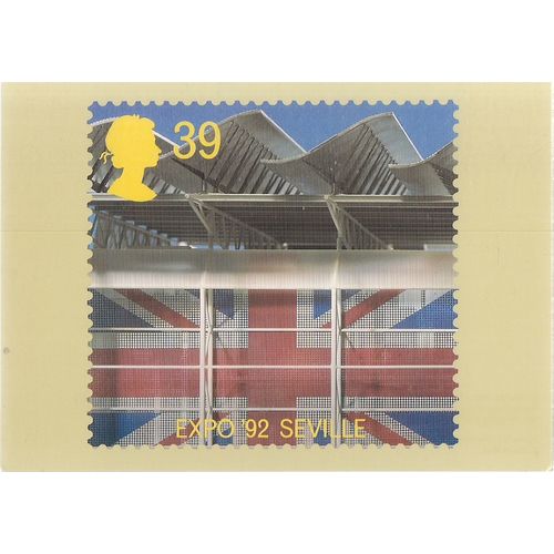 EUROPA '92 39p ROYAL MAIL vintage unused postcard. 1992 VGC =