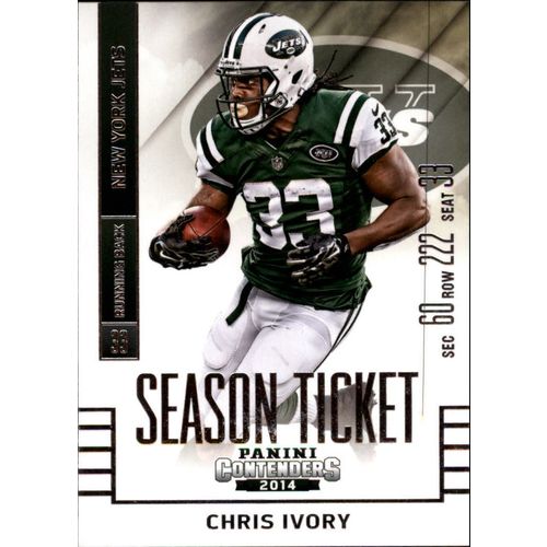 2014 Football Panini Contenders Chris Ivory