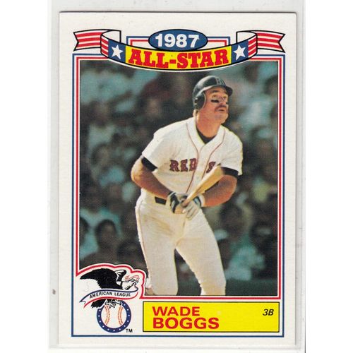 1988 Topps Wade Boggs All Star Game insert card #4 -HOF- Red Sox