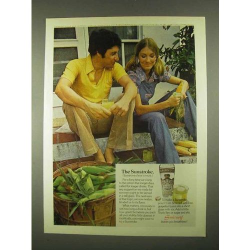 1974 Smirnoff Vodka Ad - The Sunstroke