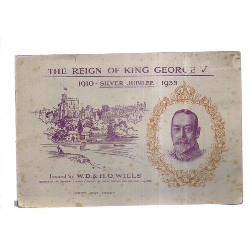 THE REIGN OF KING GEORGE V, 1910 - 1935 . cigarette cards by W.D. & H.O. Wills #