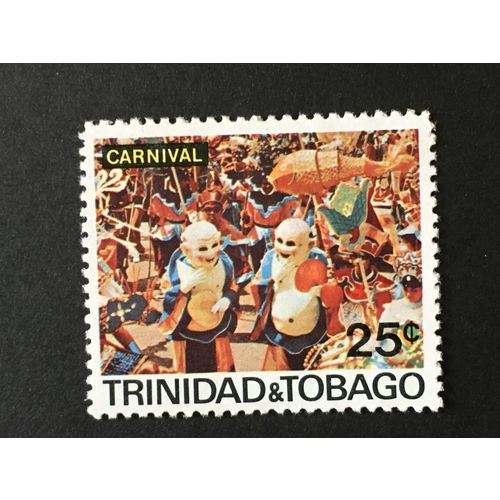 Trinidad & Tobago 1968 Carnival 25c Procession Mounted Mint MM SG325 Sc130 stamp