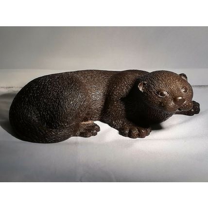 HEREDITIES, Stunning, GORGEOUS OTTER PUP, c1980's , Old, Very Rare.