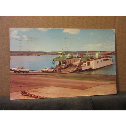 TORPOINT FERRY, CORNWALL. used vintage postcard. Colourmaster 1977 pm =