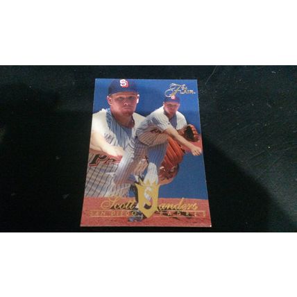 1994 Flair Card # 441 Scott Sanders Excellent-Mint (6) San Diego Padres