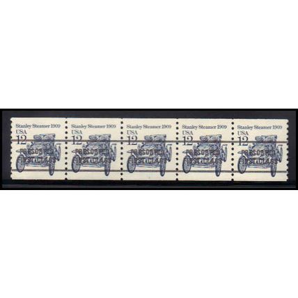 2132b 12c Stanley Steamer Very Fine MNH Dry Gum PNC 1/5 X2001
