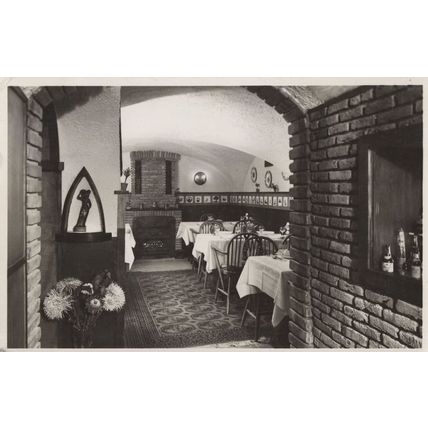 Elisas Restaurant Molenstraat Holland Old RPC Postcard