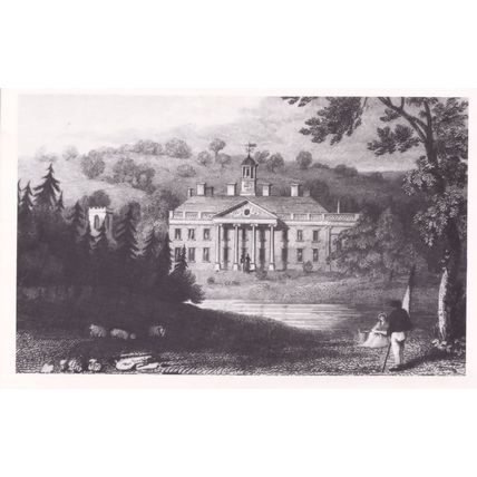 Colwick Hall Nottingham In Victorian Era 1814 Postcard