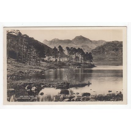 Blea Tarn and Langdale Pikes Lake District Postcard Cumbria G P Abraham 850