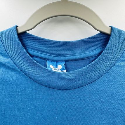 Disneyland Men's Medium T-Shirt Cinderella Castle Single Stitch USA Blue Vintage