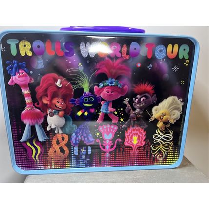 Trolls Lunch Box EMPTY Collectible Storage Display Tin