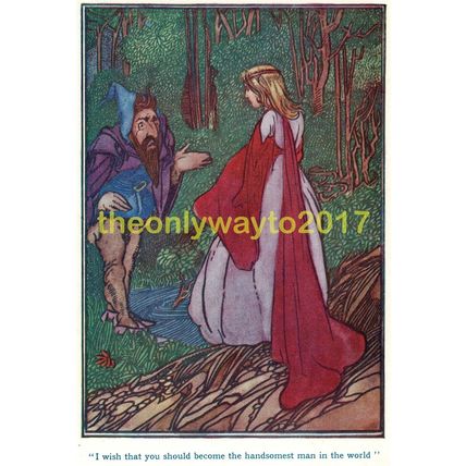 Beauty & The Beast, I wish... , Charles Robinson, Modern Reproduction