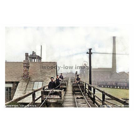 ptc0895 - Atherton Collieries , Surface Tub Road , Lancashire - print 6x4
