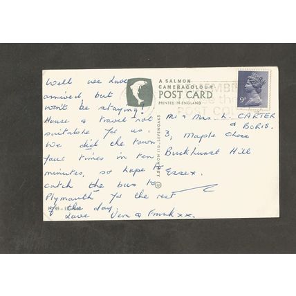 Postcard Cornwall Launceston Broad Street