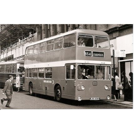 Black & White Photograph of B.& M.M.O. Co. Ltd. - Midland Red - JOX 439P