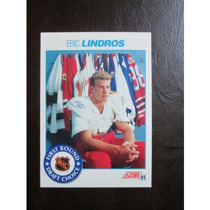 Three (3) Eric Lindros Hockey Cards (See Pictures and Description Below)