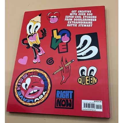 HATTIE STEWART'S DOODLEBOMB STICKER BOOK Very Rare vintage Punk Book
