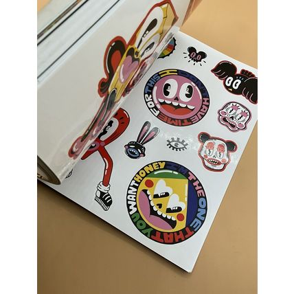HATTIE STEWART'S DOODLEBOMB STICKER BOOK Very Rare vintage Punk Book