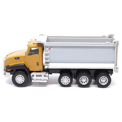 CAT Caterpillar CT660 Dump Truck Yellow and Gray 1/64 Diecast Model by Diecas...