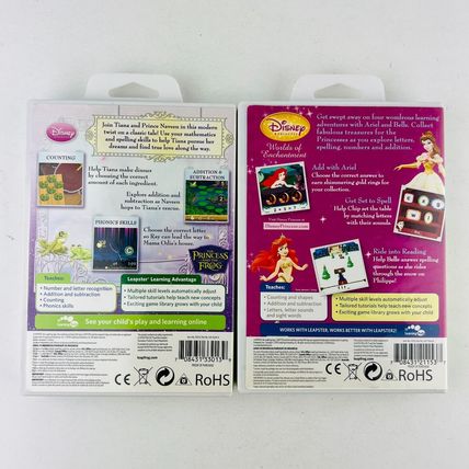 Leap Frog Leapster Learning Games Disney Princess Lot #2