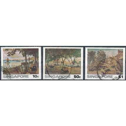 Paintings of Old Singapore - Singapore 1976 - F H - SG 279/81