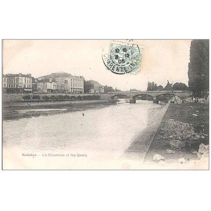 17 - Saintes - La charente et les quais