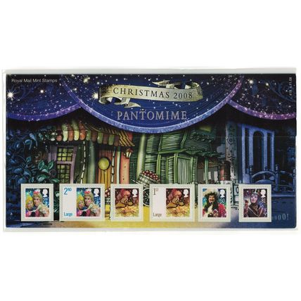 Great Britain Christmas 2008 Self-adhesive 6v FV£7.96 Presentation Pack 2008