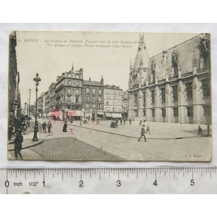 1918 postcard Rouen, Le Palais de Justice