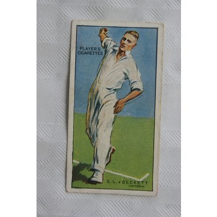 1930 Players Cricketers No. 1 E. L. a'Beckett, Victoria