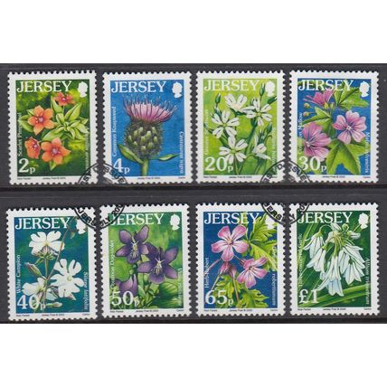 Jersey SG1211/13/17/19/21/23/26/32 2005 FLOWERS Part 1 VFU - EX FDC