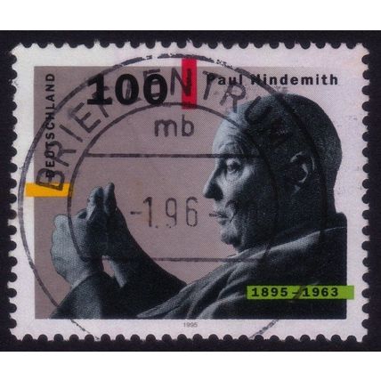 GERMANY 1995 Paul Hindemith 100pf Sc#1910 - USED @M447
