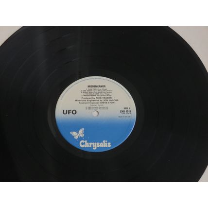 UFO, MISDEMEANOR VINYL LP.