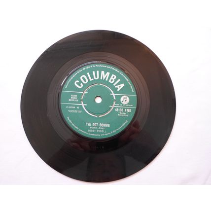 7" 1962. BOBBY RYDELL.IVE GOT BONNIE, COL DB 4785.LOSE HER . EXCELLENT CON