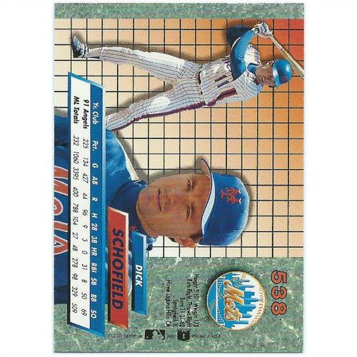 1992 Fleer Ultra - #538 - Dick Schofield