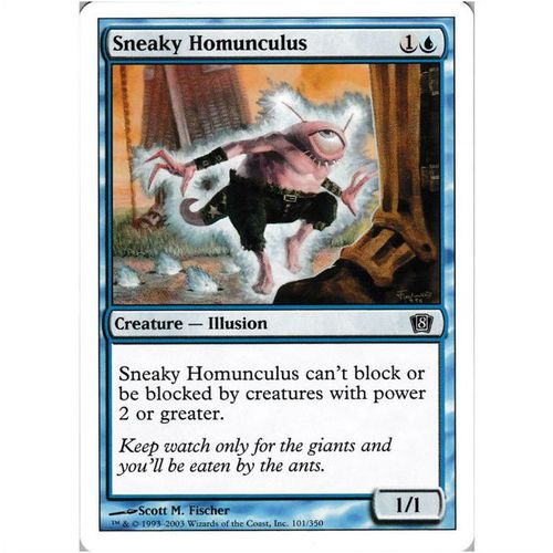Magic the Gathering - 8th Edition - #101/350 - Sneaky Homunculus