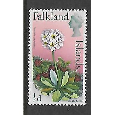 FALKLAND ISLANDS 1968 1/2d DUSTY MILLER FLOWER SG 232 M / MINT
