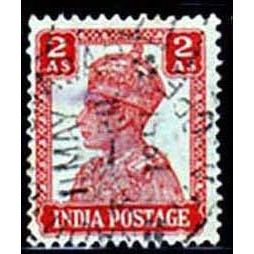 India 1941 King George VI 2A Used Stamp