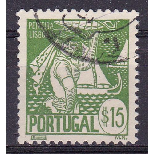 PORTUGAL 1941 COSTUMES 15c VALUE USED