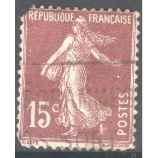 France 1920 - SG414 - 15c brown - Sower - no ground - used 8