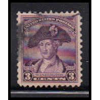 Used 708 3c George Washington Very Fine Z0580