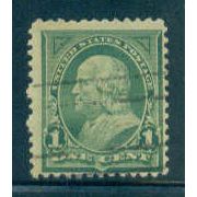 Used 279 1c Benjamin Franklin Average Plus M04537